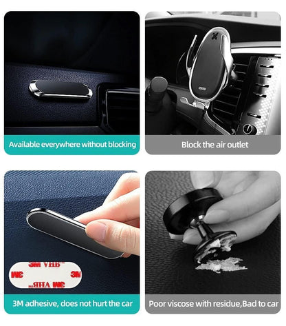 Magnetic Car Phone Holder Dashboard Mini Strip Shape Stand